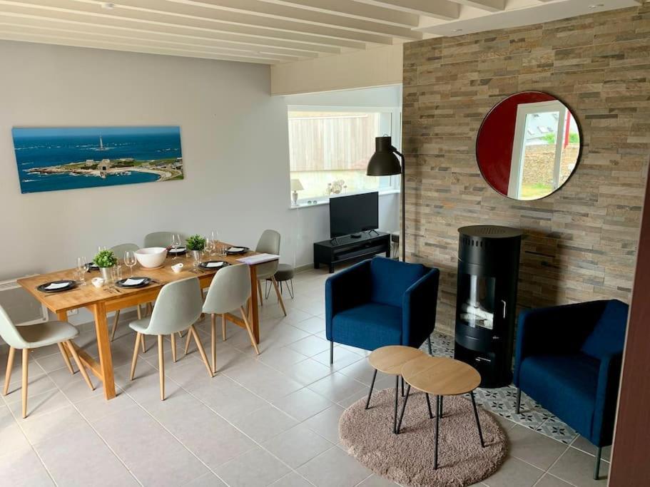 Maison Bord De Mer Dans La Petite Irlande Auderville Extérieur photo